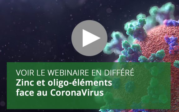 Webinaire : Zinc et oligo-éléments face au CoronaVirus