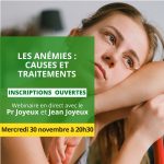 Webinaire: Les anémies – causes et traitements