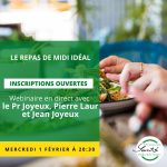 Webinaire: Le repas de midi idéal